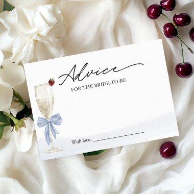 Champagne  Advice for the Bride