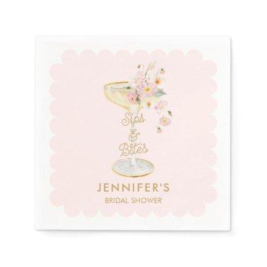 Champagne  Sips and Bites Napkins