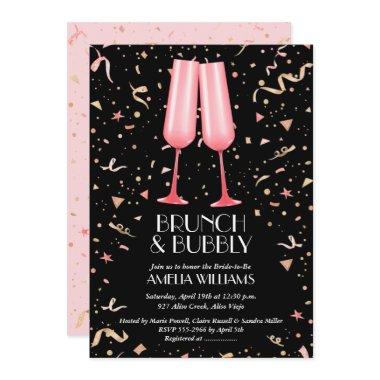 Champagne Brunch and Bubbly  Invites