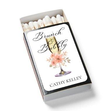 Champagne Brunch and Bubbly  Matchboxes