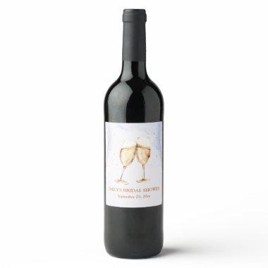 Champagne Brunch and Bubbly  Wine Label