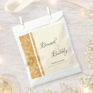 Champagne Bubbles Brunch Bubbly Bridal Shower Favor Bag