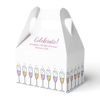 Champagne Celebration Favor Boxes