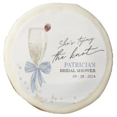 Champagne She's Tying the Knot  Sugar Cookie