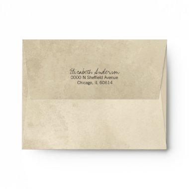 Champagne Watercolor Envelope