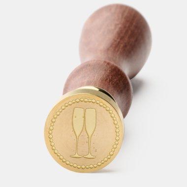 Champagne Wax Stamp