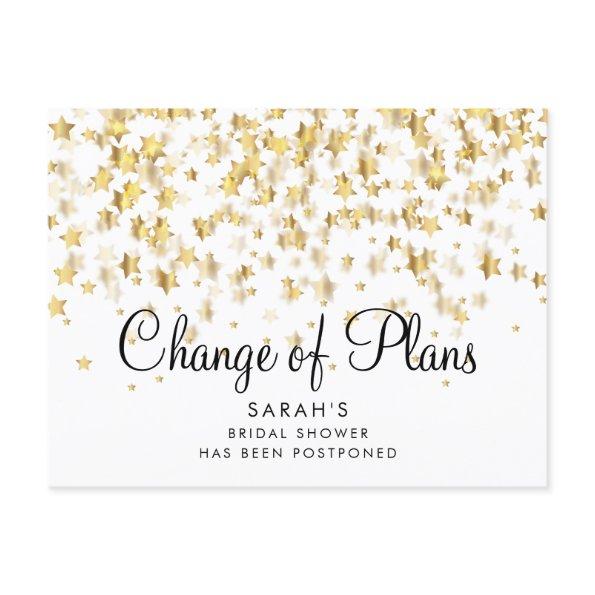 Change of Date  Script Gold Stars Announcement Post