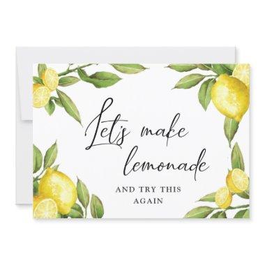 Change the Date Lemons Greenery Postponed