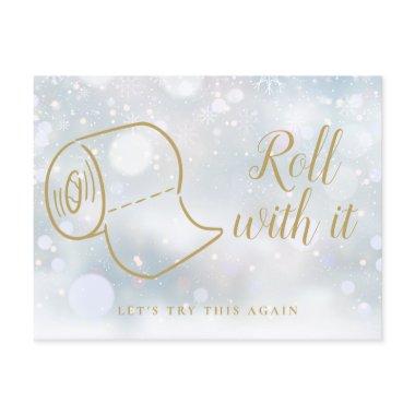 Change the Date New Plan Celebration Winter Announcement Post