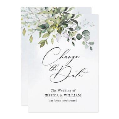 Change the Date Postponed Eucalyptus Chic Wedding