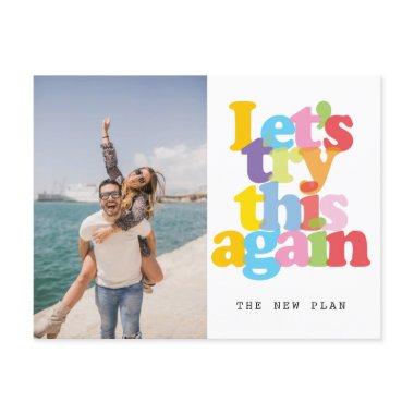 Change The Date Postponed Event Colorful Photo Announcement Post