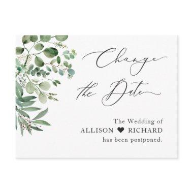 Change the Date Script Simple Elegant Eucalyptus PostInvitations