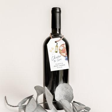 Charcuterie Board Wine & Cheese Favor Gift Tags