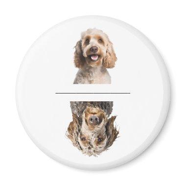 Charming Cockapoo Clean/Dirty Dishwasher Magnet