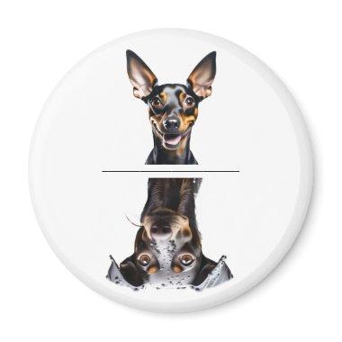Charming Toy Manchester Terrier Dishwasher Magnet