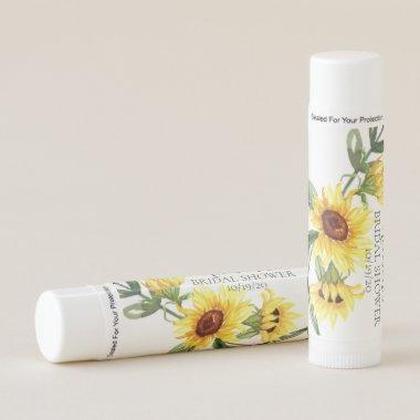 Cheerful Sunflower Bridal Shower Lip Balm