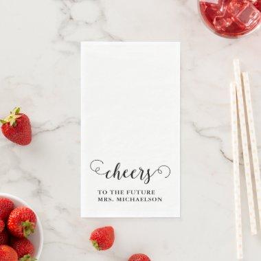 Cheers Bride To Be Wedding Event Paper Guest Towels