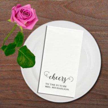 Cheers Bride To Be Wedding Event Paper Guest Towels