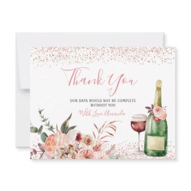 Cheers to Love Blush Pink  Thank You
