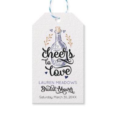 Cheers to Love  Favor Tag
