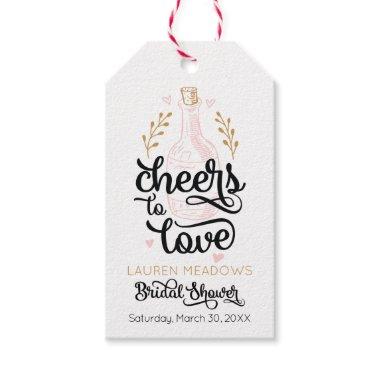 Cheers to Love  Favor Tag