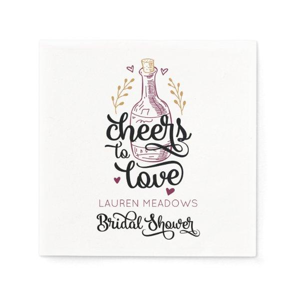 Cheers to Love  Napkins