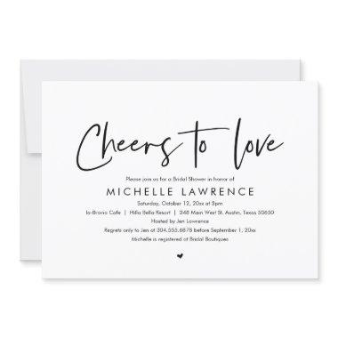 Cheers to love, Modern Casual