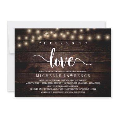 Cheers to Love, Rustic  Celebration