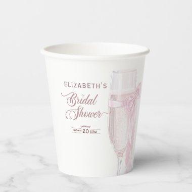 Cheers To Love Wine Glasses Bow Tie  Paper Cups