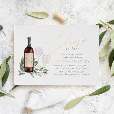 Cheers to Love Wine Tasting  Foil