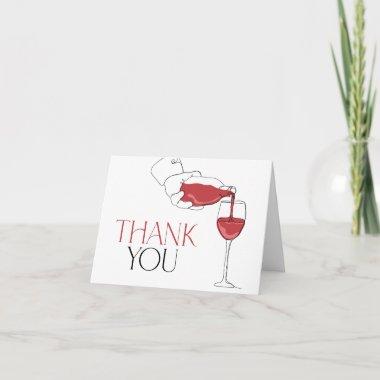 Cheers to Love | Wine Tasting Bridal Shower Thank You Invitations