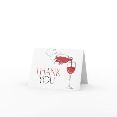 Cheers to Love | Wine Tasting Bridal Shower Thank You Invitations