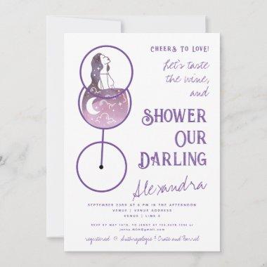 Cheers To Love Wine Tasting Budget Bridal Shower Invitations