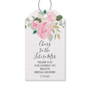 Cheers to the future Mrs  champagne Gift Tags