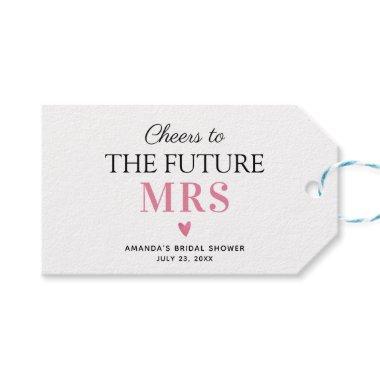 Cheers to the future Mrs Gift Tags
