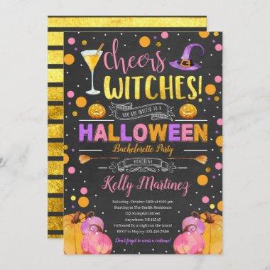 Cheers Witches Bachelorette Party Invitations