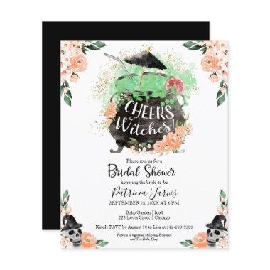 Cheers Witches Bridal Shower Budget Invitations