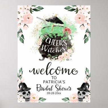 Cheers Witches Bridal Shower Welcome Sign