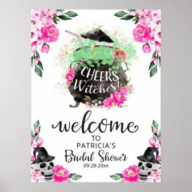 Cheers Witches Bridal Shower Welcome Sign