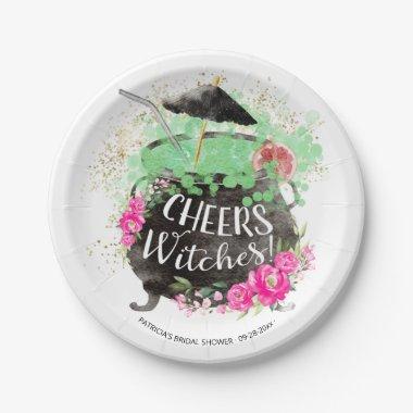Cheers Witches Cocktail Halloween  Pa Paper Plates