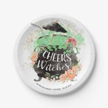 Cheers Witches Halloween  Paper Plates