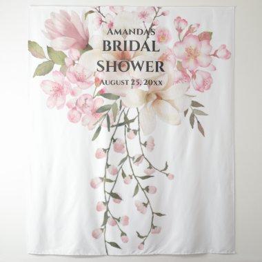 Cherry Blossom Bridal Shower Photo Booth Backdrop