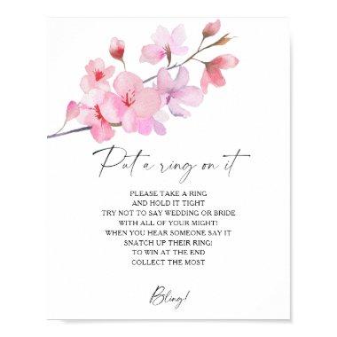 Cherry Blossom - spring put a ring on it game Poster