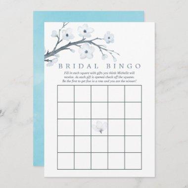 Cherry Blossoms Bridal Shower Bingo Invitations