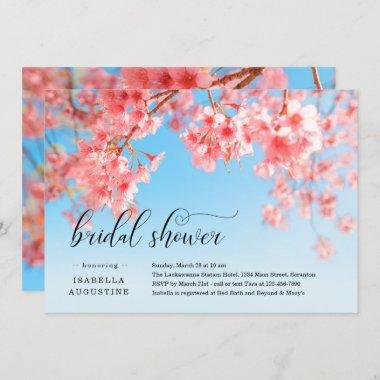 Cherry Blossoms Bridal Shower Invitations