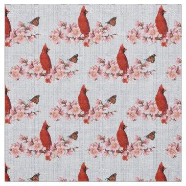Cherry Blossoms & Invitationsinal Fabric