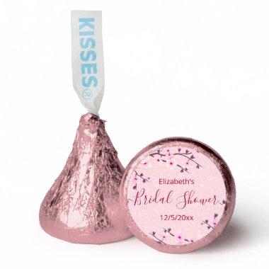 Cherry Blossoms Pink Glitter Girl Baby Shower Hershey®'s Kisses®
