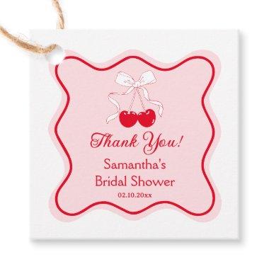 Cherry  Favor Tags