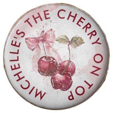 Cherry on Top Bow Cocktail Summer  Chocolate Covered Oreo