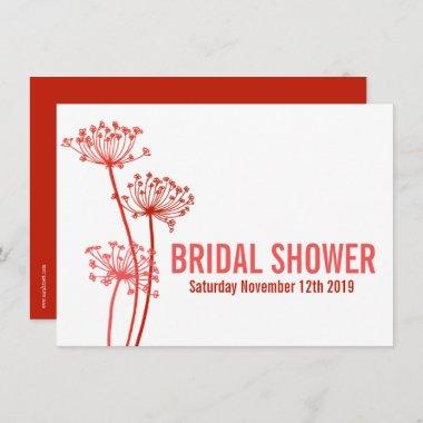 Chervil modern graphic bridal shower Invitations